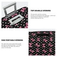 thumbnail image 3 of Lsque polka dot with pink bows Printed Luggage Cover, Travel Luggage Protector,Scratch and Dirt Resistant, Fits 18-32 Inch Luggage-Large, 3 of 7
