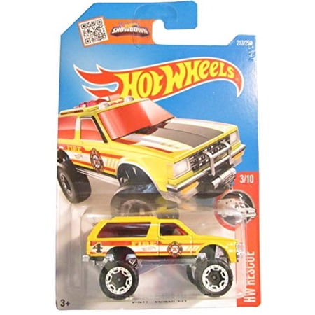 Hot Wheels Chevy Blazer 4x4 Hw Rescue 3/10 Loose Red