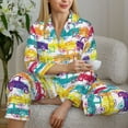 thumbnail image 6 of Sikiie Colorful Car Pajamas for Women Set, Womens Pajama Sets, Lounge Sets for Women, 2pjs for Women-Small, 6 of 7