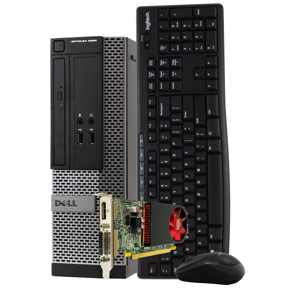 Restored Dell Gaming PC Computer 16GB RAM 500GB SSD Nvidia GT1030 WiFi Windows 10 (Refurbished)