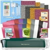 Cricut Emerald Explore Air 2 Machine with Double Iron-On and Vinyl Packs, Tool Kit and Pens Bundle