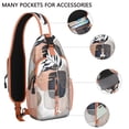 thumbnail image 2 of Minimalist Ink Style Sling Backpack, Geometric Tribal Crossbody Daypack for Outdoors, 2 of 6