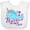 AA-White, variant on Inktastic Cute Narwhal I'm a Unicorn of the Sea Girls Baby Bib