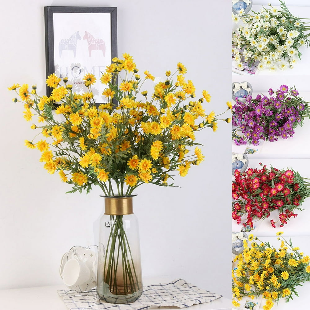 Windfall Daisies Artificial UV Resistant Flowers Outdoor ...