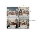 thumbnail image 2 of Village D’Art Mural Sur Toile - Ensemble De 4, 2 of 4