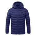 thumbnail image 5 of Heated Performance Shell Jackets Outdoor Warm Clothing Heated For Riding Skiing Fishing Charging Via Heated Coat Heating Winter Coat for Men and Women, 5 of 6