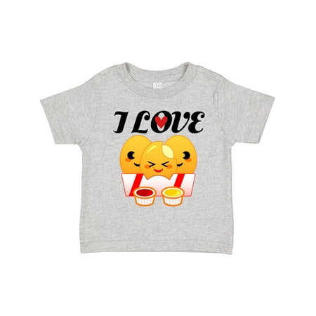 

Inktastic I Love Chicken Nuggets Gift Toddler Boy or Toddler Girl T-Shirt