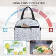 thumbnail image 4 of Naloa Fitness Guru Print Lunch Bag for Women & Men Insulated Lunch Box or Cooler Lunch Tote Bags for Work, Travel, Outdoor, 4 of 5