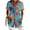 Tops-563Sky Blue, variant on Blouses for Women V Neck Short Sleeve Everyday Vacation Casual Shirts Loose Fit Abstract Swirl Print Pleated Front Flowy Breathable Tunic Tops Summer Spring Tops