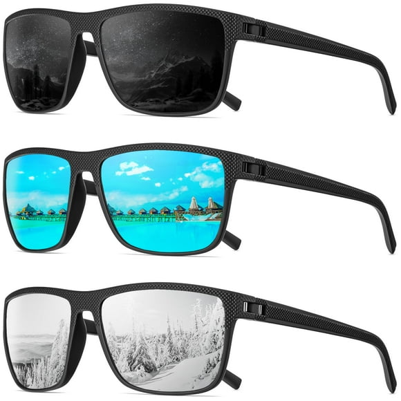 Gafas de Sol Polarizadas QALLY con Protección UV400 para Hombres