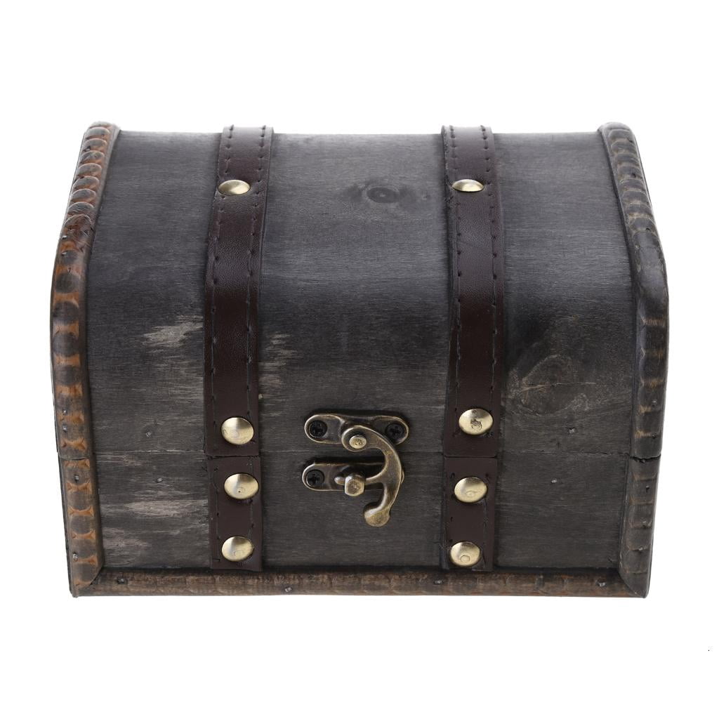 Large Wooden Jewelry Box for Women Wood Vintage Jewelry Organizer Box Jewelry Storage for Women 3 Styles 2 Clors Gift
