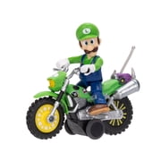 The Super Mario Galaxy Movie – 2.5 inch Action Figure with Pull Back Motorcycle – Luigi