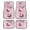 Butterfly and Floral Pattern, variant on Pzuqiu Skull and Lightning Print Car Cloth Floor Mats Full Set Car Floor Mats Protect Your Vehicle's Interior Car Accessories All Weather Fit for SUV Van