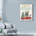 thumbnail image 3 of Trademark Fine Art 'Holiday on Wheels III v2' Canvas Art by Michael Mullan, 3 of 3