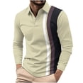 thumbnail image 2 of Donemore Men's Casual Long Sleeve Collar Shirt with Print Design, Trendy Versatile Men's Clothing for Business and Daily Wear, 2 of 5