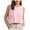 Pink, variant on Zshosam Summer Tops for Teens Girls Tank Top - Soft Cotton Round Neck Sleeveless Athletic Undershirt for Kids (Grey,6-7 Years)
