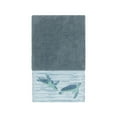 thumbnail image 4 of Authentic Hotel and Spa  Turkish Cotton Turtles Embroidered Teal Blue 8-piece Towel Set, 4 of 4