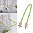 thumbnail image 5 of 11.8" Bird Rope Perches,Bendable Climbing Standing Chew Cage Toys Cage Stand Pole Accessories for Parrot Parakeet Budgies Lovebirds Cockatiels Green, 5 of 9