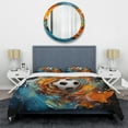 thumbnail image 3 of Designart "Kaleidoscopic Soccer Ball I" Sports Bedding Covert Set - Soccer Multi-Color Modern Bed Set With 2 Shams, 3 of 6