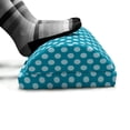 thumbnail image 5 of Teal Foot Rest, Retro Style Pattern with Polka Dots Soft High Seas Colored Pale Blue Spots Blots, Non-Slip Backing Adjustable Ergonomic Memory Foam Leg Support for Office, Teal Pale Blue, by Ambesonne, 5 of 5