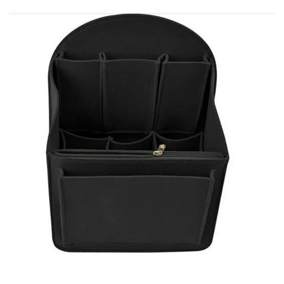 Makeup Organizer Felt Insert Bag for Interior Travel Bag Portable Bag Cosmetic Bags Fit Various Women Backpack Bags