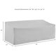 thumbnail image 4 of Funda para muebles de patio Crosley Furniture, impermeable, color canela, 4 of 5