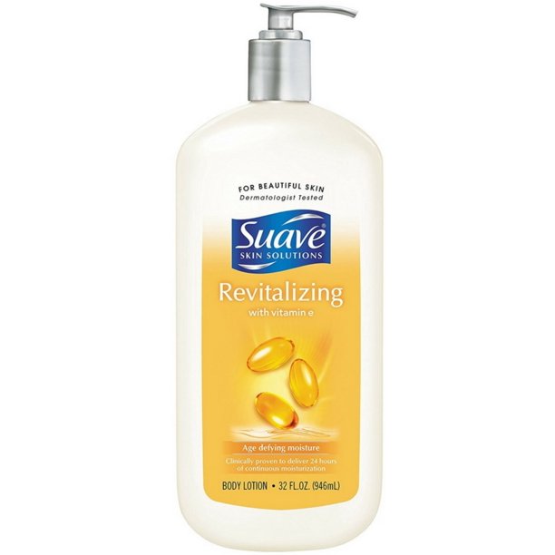 3 Pack Suave Skin Solutions Body Lotion, Revitalizing with Vitamin E