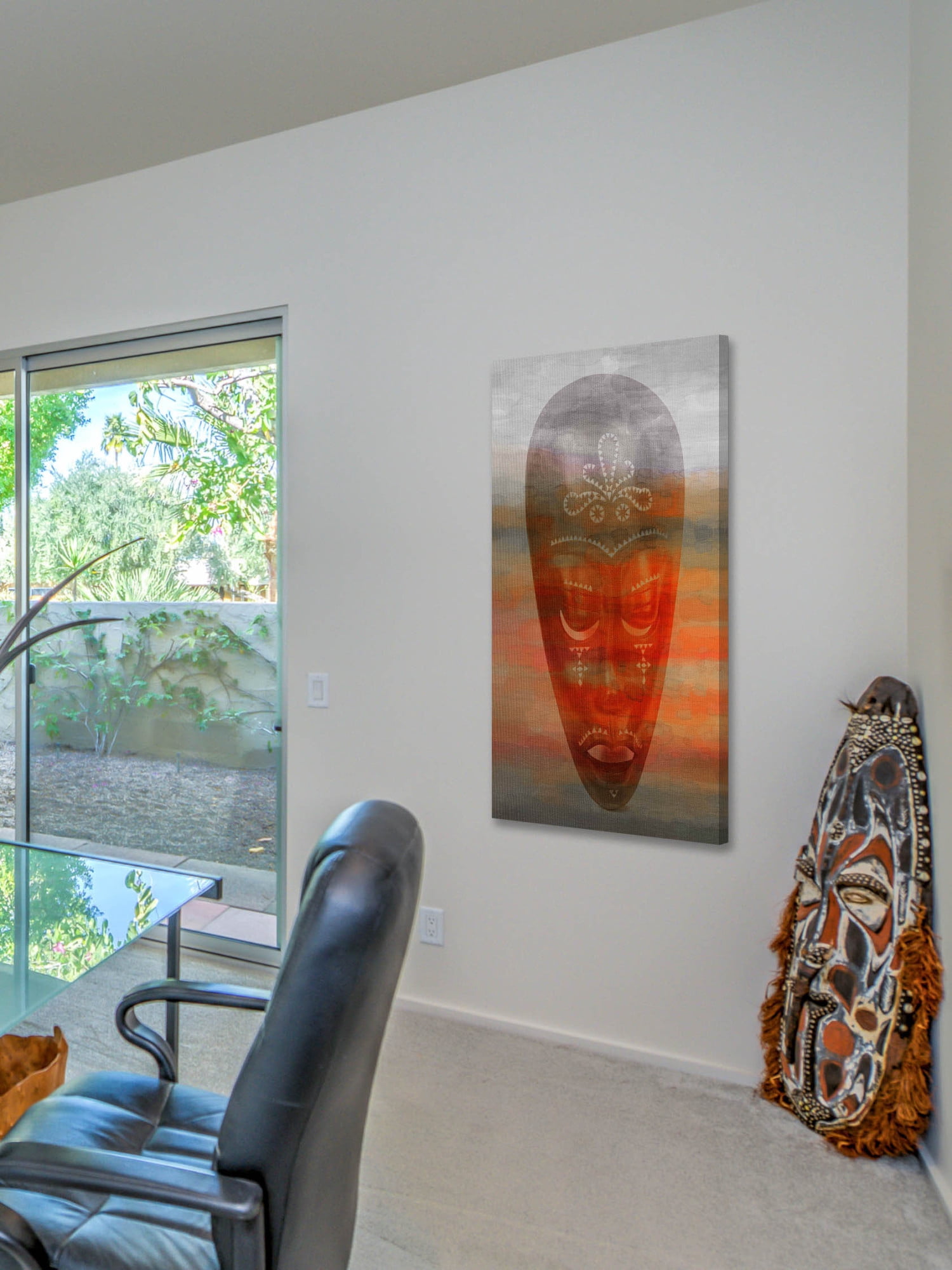 Parvez Taj "African Mask" Print on Canvas