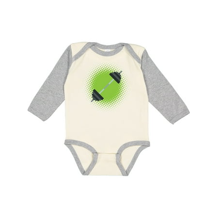 

Inktastic Weightlifting Fitness Lifter Gift Baby Boy Long Sleeve Bodysuit