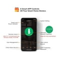 thumbnail image 6 of Electronic Finrprint Biometric Frosted Panel Digital Smart Door Lock TUYA Or TTLock APP Password IC Card Security ,Security Locking, 6 of 7