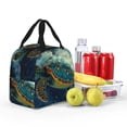 thumbnail image 6 of Lsque Surfing Turtle Pattern Lunch Bag Women/Men Insulated Lunch Box,Small Leakproof Cooler Food Lunch Containers Reusable High Capacity Lunch Tote Bags, 6 of 6