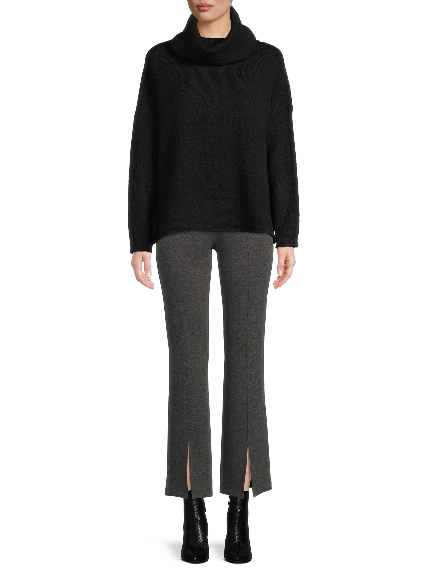 Dreamers by Debut Women’s Cowl Neck Sweater with Long Sleeves, Midweight, Sizes XS-XL