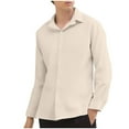 thumbnail image 2 of BLCHUNen Button down Shirts for Men Long Sleeve Turndown Collar Casual Lightweight Breathable Office Work Shirts, 2 of 6
