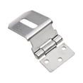 thumbnail image 3 of SPRING Anti Theft Door Lock Hasp Staple Stainless Steel Padlock Clasp Shed Latch Tool Thickened 90 Degree Angle Lock Plate Door Buckle 3inch, 3 of 9