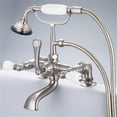 thumbnail image 2 of Water Creation 7" Traditional Solid Brass Tub Faucets - Brushed Nickel, 2 of 2