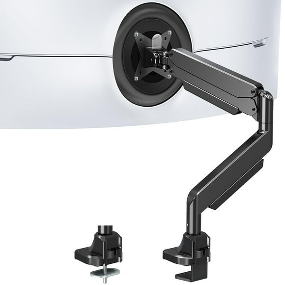 Ultrawide Gas Spring Monitor Arm for 22-43 Inch Screens, Heavy Duty Design