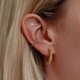 thumbnail image 4 of Earring Set Alloy Coil Earrings Hong Kong Style Pure Copper Ear Bone Clip Personality Combination Earrings for Women------Product code 77531, 4 of 5