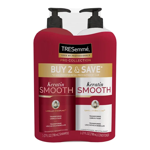 Keratin smoothing 2025 shampoo and conditioner