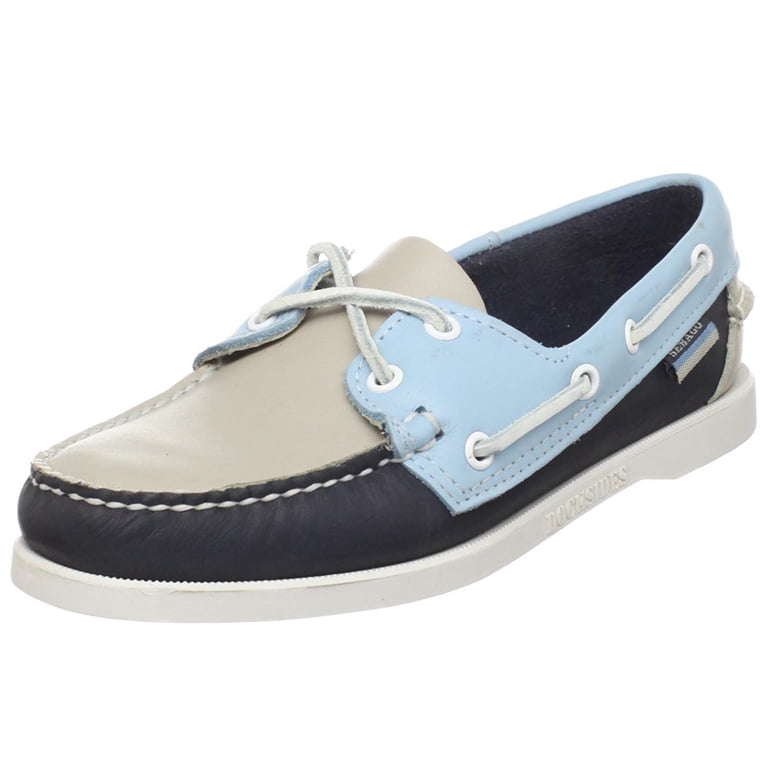 Sebago Women's Spinnaker Boat Shoe, Navy/Bone, 9 M US - Walmart.com