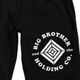 thumbnail image 2 of Big Brother & the Holding Company Big Brother Men's Black Lounge Shorts-XL, 2 of 4