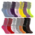 thumbnail image 5 of Scrunch Socks For Women Cotton Slouch Sock, Woman Knee High Boot Sock, 5 of 5