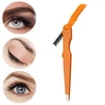 thumbnail image 1 of Pinzas para cejas multiusos profesionales perfecl color naranja, 1 of 8