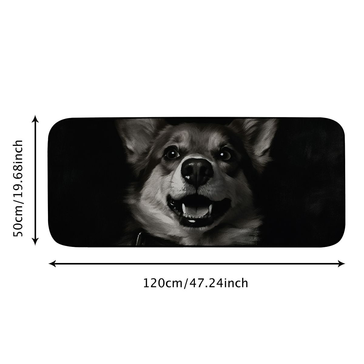 Heduofu Welcome Mat, Decorative Door Mat, Door Mat with Non-Slip Rubber Backing, Easy Cleaning, Traps Dirt, Rug for Entry, Patio, Garage