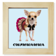 thumbnail image 1 of Chihuahua, ojos pequeños. Pantalla de escritorio de pared de fotograma cuadrado, 1 of 4
