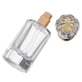 thumbnail image 2 of EeaseMX Atomizador de perfume de viaje de 50 ml, botella de vidrio, dispensador de pulverizador (blanco), 2 of 8