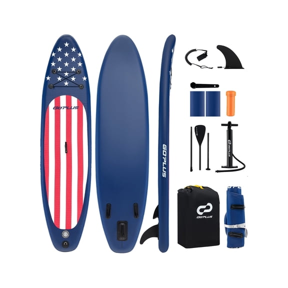 Airfind Inflatable Paddle Board with Fin and Backpack-A