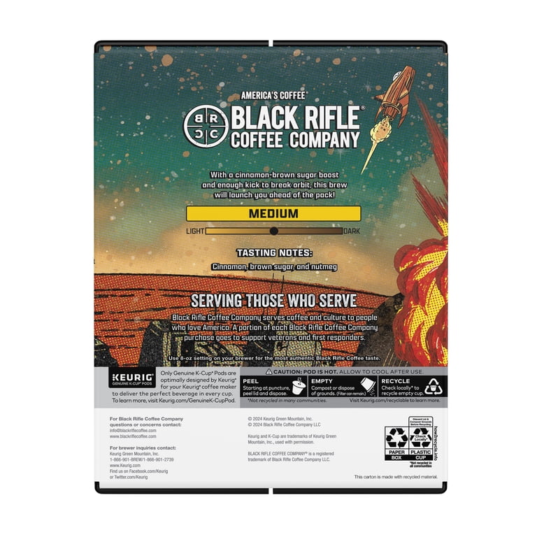 Black Rifle Coffee Company, K-Cup Pods, 22ct, Cinnamon Brown Sugar