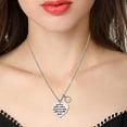 thumbnail image 3 of Uloveido Stainless Bible Verse Faith Quote Necklace with Real Mustard Seed Charms Christian Jewelry Piece Gifts for Women Y818 (Heart Faith-Round Seed), 3 of 7