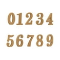 thumbnail image 1 of 10 Pieces Wood Number 0-9 Unpainted Clock Table Home DIY Painting Cutouts Vintage Style Mini Puzzles Blocks Unpainted Clock Decoration Party, 1 of 9