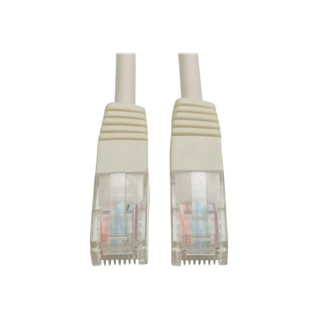 Eaton Tripp Lite Series Cat5e 350 MHz Molded (UTP) Ethernet Cable (RJ45 M/M), PoE - White, 6 ft. (1.83 m) - Patch cable - RJ-45 (M) to RJ-45 (M) - 6 ft - UTP - CAT 5e - molded, stranded - white